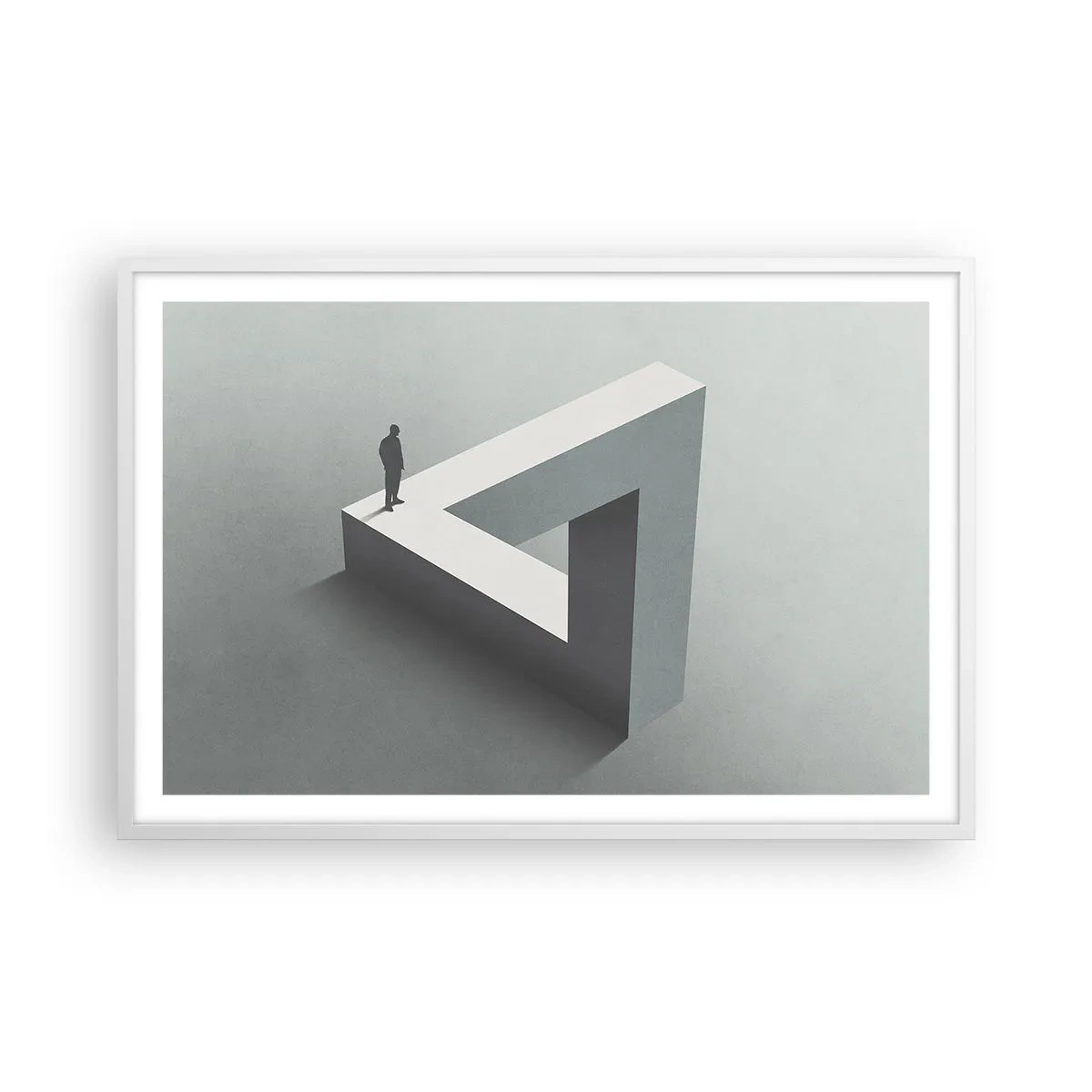 Plagát v bielom ráme - A predsa je to možné - 91x61 cm