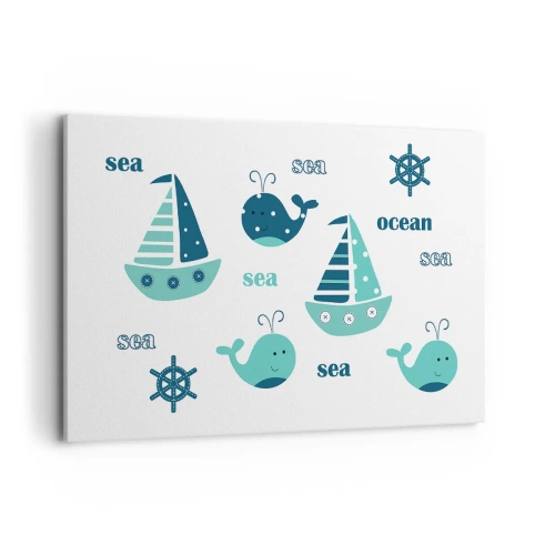 Obraz na plátne - Cez mora a oceány - 120x80 cm