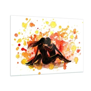 Obraz na skle - A bolo svetlo - 100x70 cm