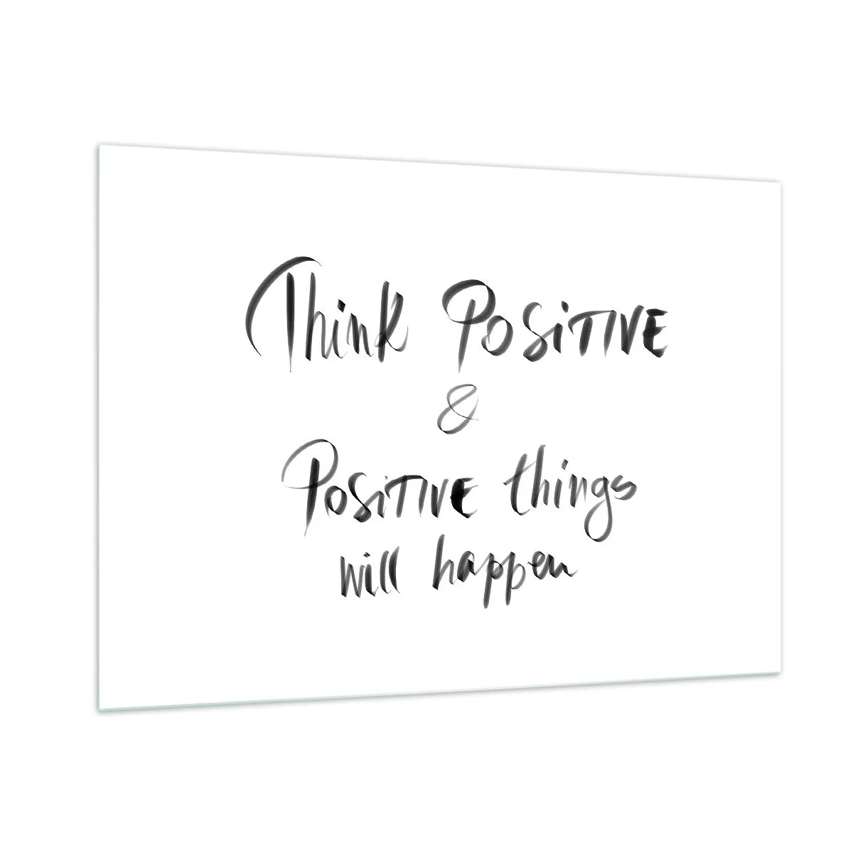 Obraz na skle - Ako žiť? - 100x70 cm