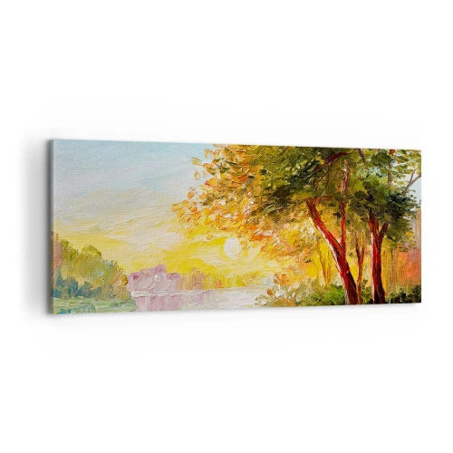 Obraz na plátne - Et in Arcadia ego - 100x40 cm