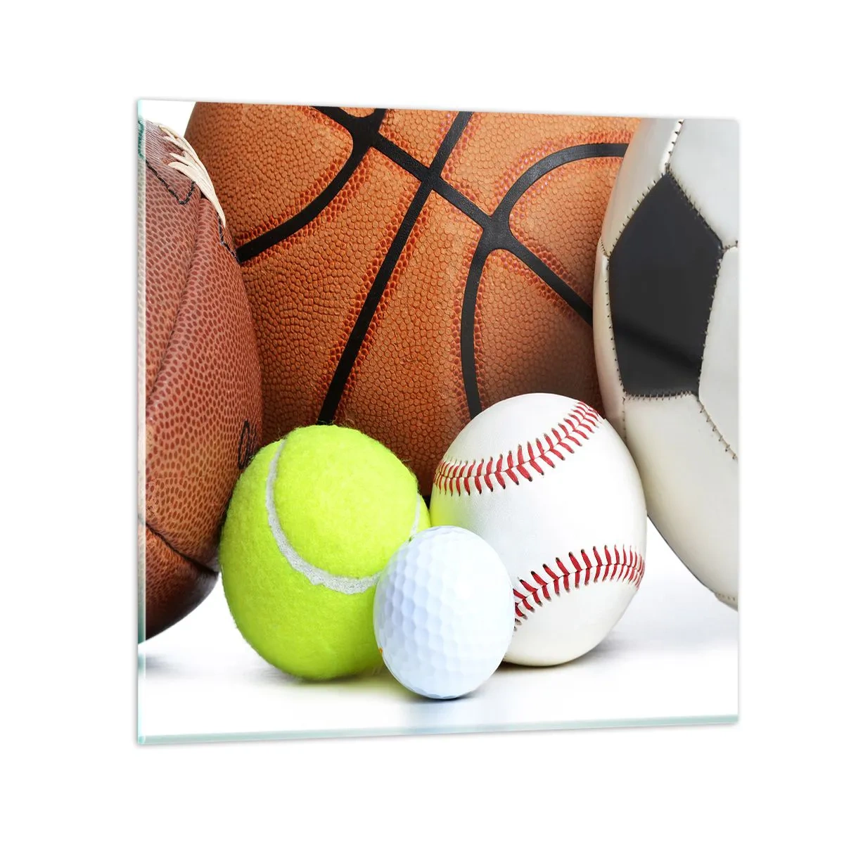 Obraz na skle - Spája nás futbal! - 30x30 cm