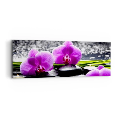 Obraz na plátne - Utopiť v tichu a pokoji - 90x30 cm