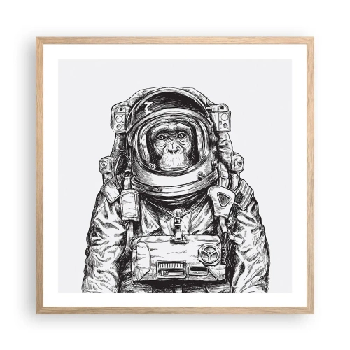 Plagát v ráme zo svetlého duba - Alternatívny vývoj - 60x60 cm