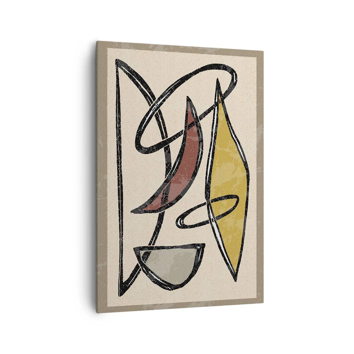 Obraz na plátne - Zvisle a vodorovne - 70x100 cm