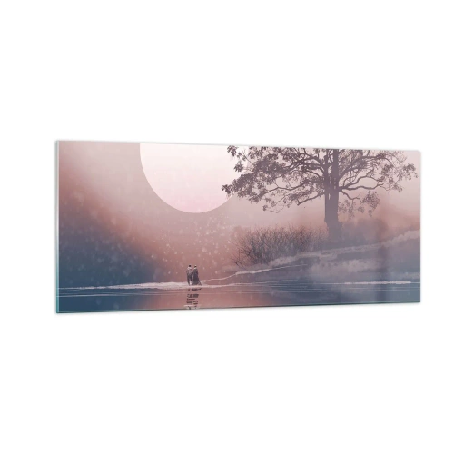 Obraz na skle - Nočné zázraky - 100x40 cm