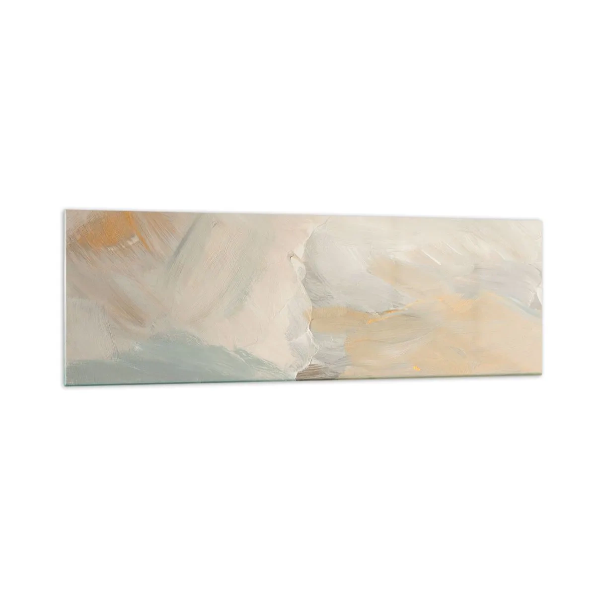Obraz na skle - Abstrakcia – krajina nehy - 160x50 cm