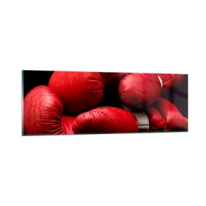 Obraz na skle - Emócie boja za nami - 90x30 cm