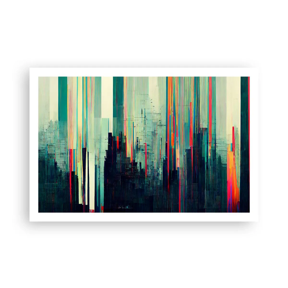 Plagát - Futuristické mesto - 91x61 cm
