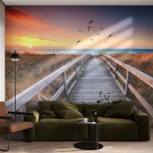 Fototapeta Premium Sand - Priestor pre vzostupy - Krajina, More, Pláž - 300x210 cm