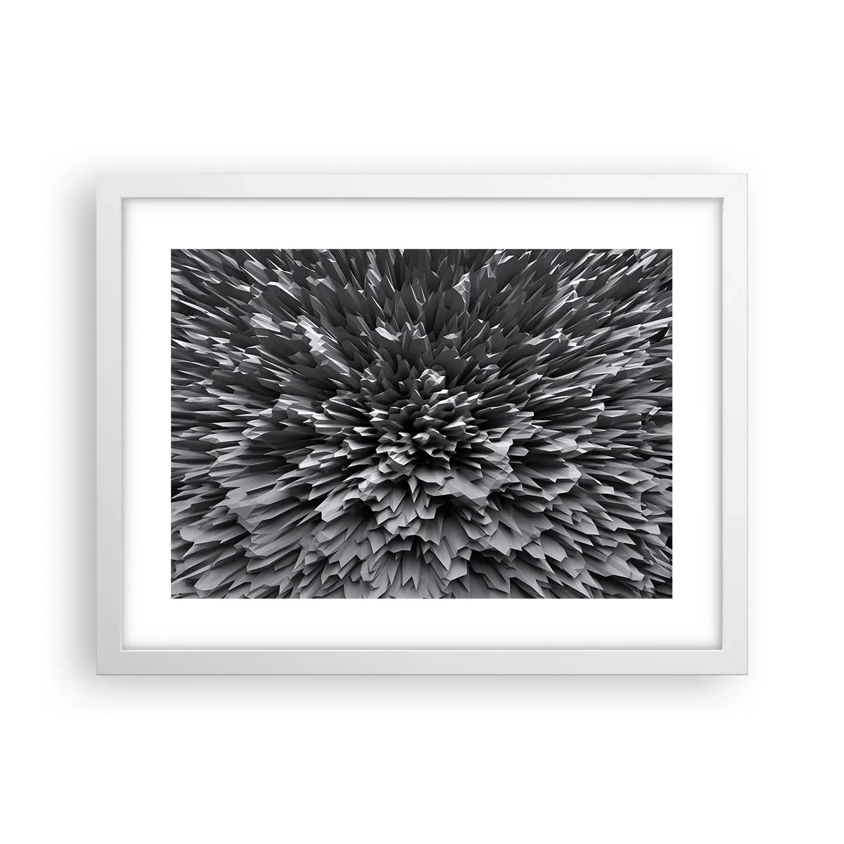 Plagát v bielom ráme - Ostrejšie to už nebude - 40x30 cm