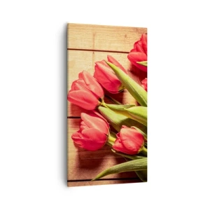 Obraz na plátne - Jarné vyznanie - 55x100 cm