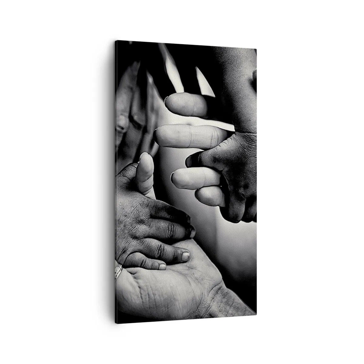 Obraz na plátne - Byť človekom - 45x80 cm