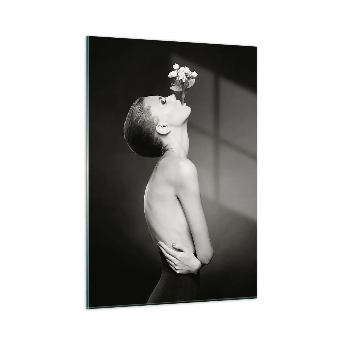 Obraz na skle - Excentrická elegancia - 50x70 cm
