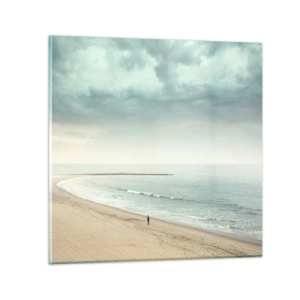 Obraz na skle - Hľadám pokoj - 60x60 cm