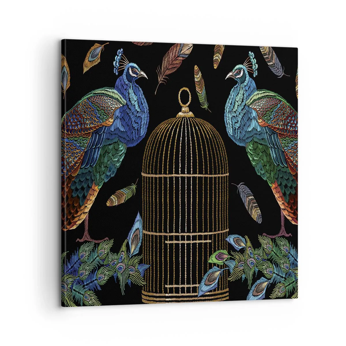 Obraz na plátne - V kráľovskom rúchu - 60x60 cm