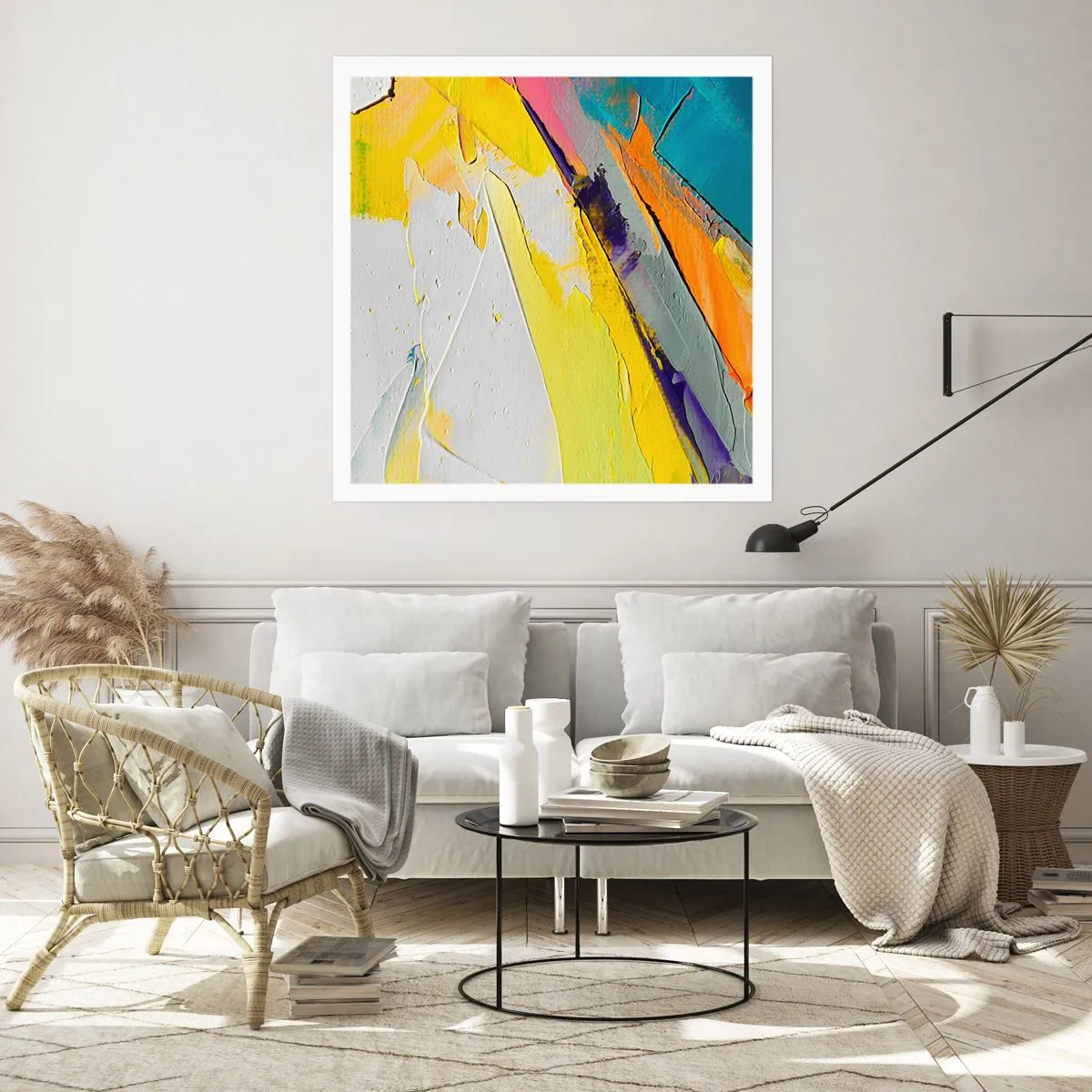 Plagát - Anatómia svetla - 60x60 cm