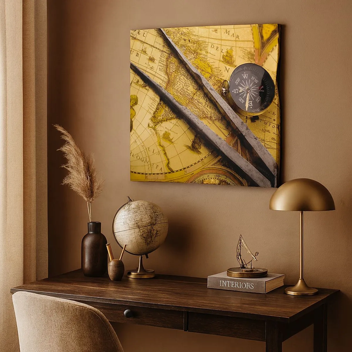 Obraz na plátne - Kde sú tie poklady? - 30x30 cm