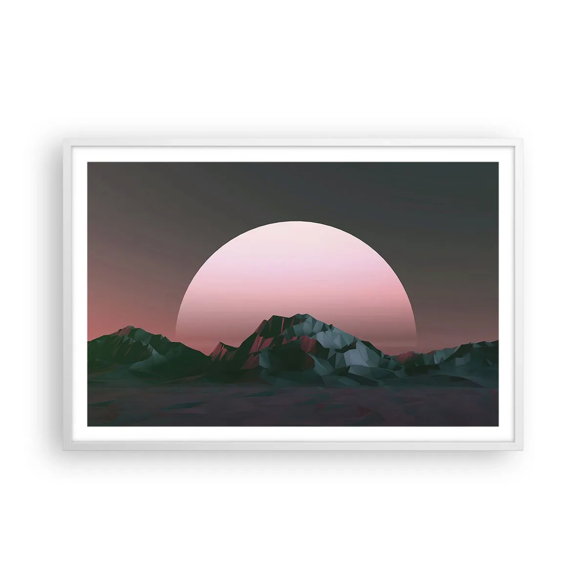 Plagát v bielom ráme - V susednej galaxii - 91x61 cm