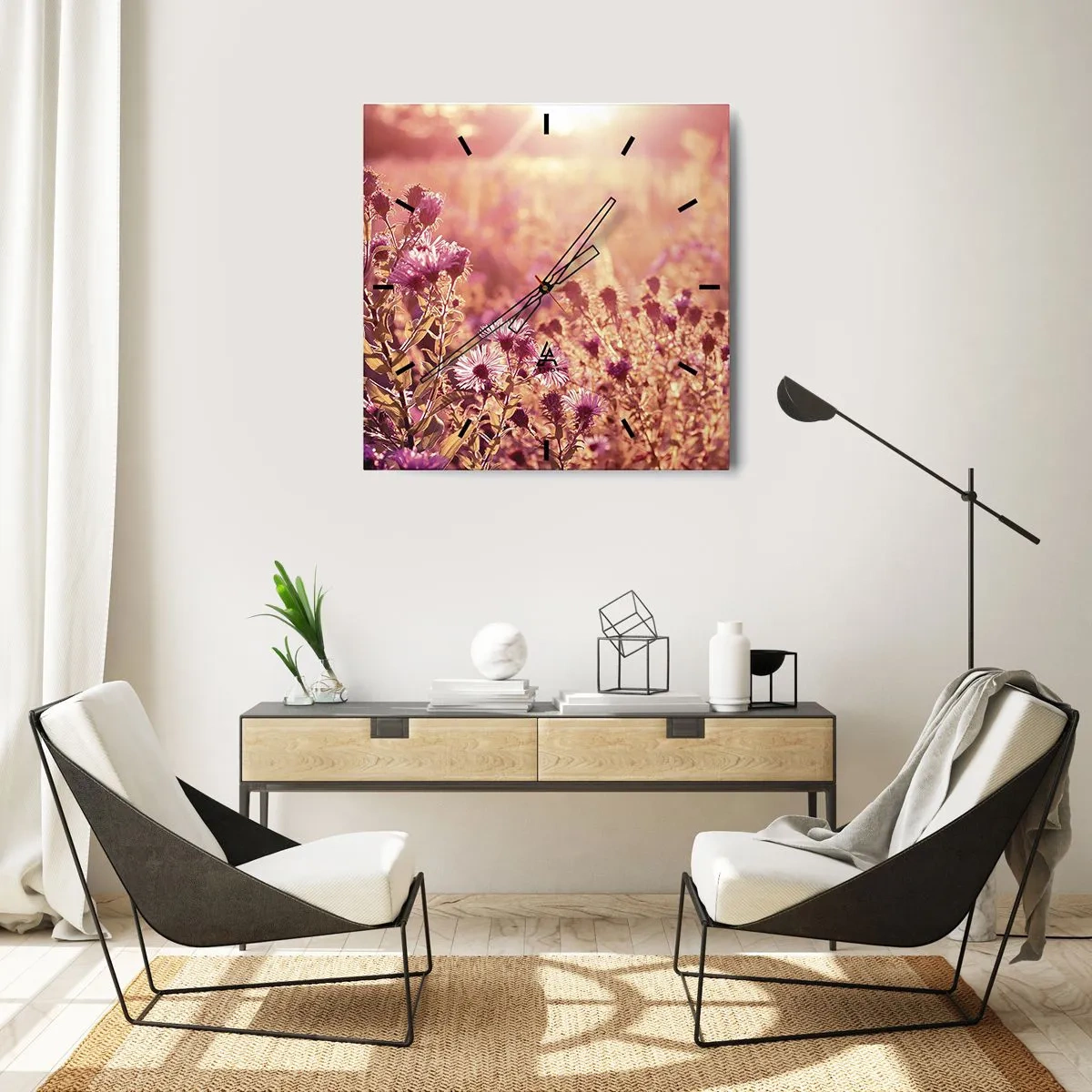 Nástenné hodiny - Než skončí leto - 30x30 cm