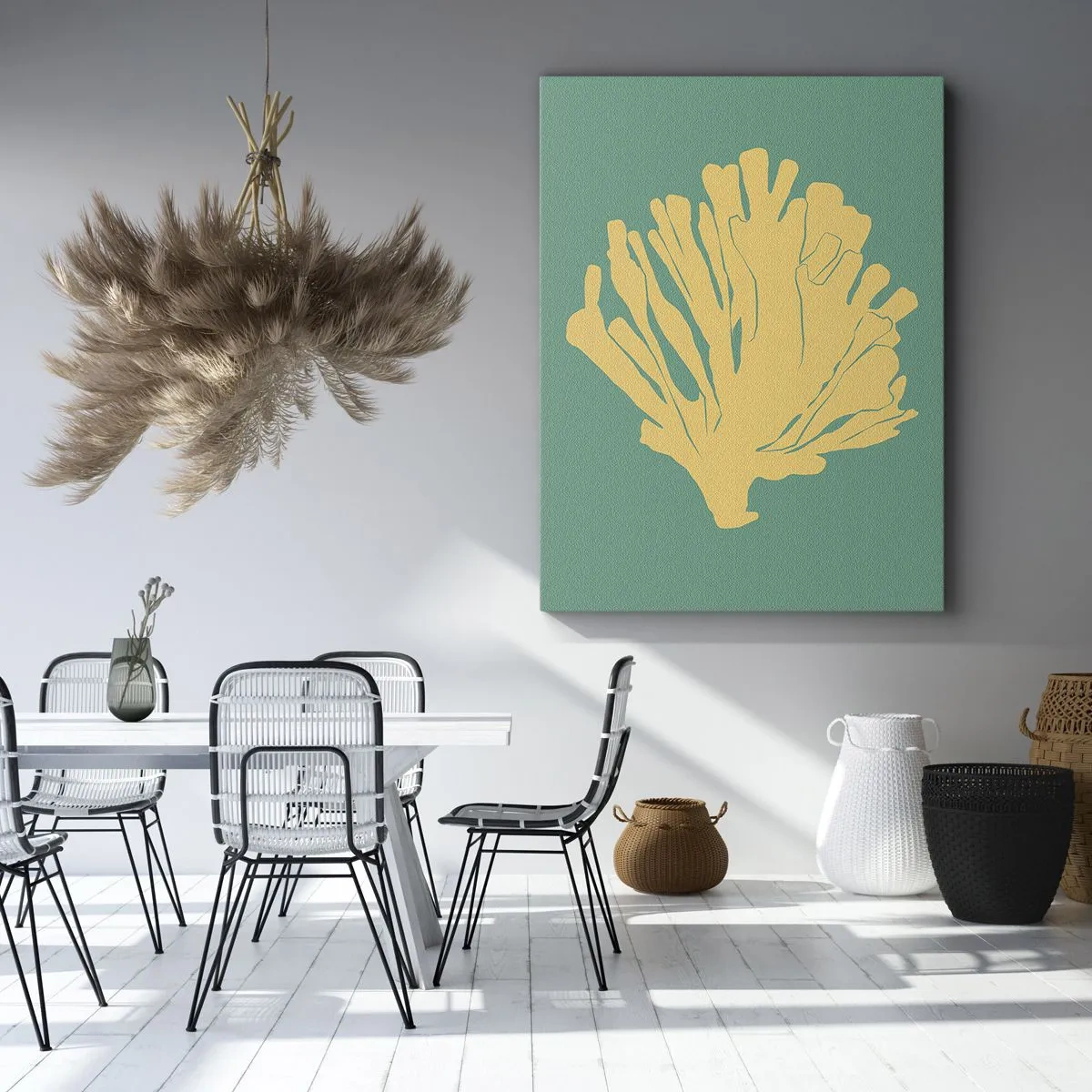 Obraz na plátne - Krovie podvodného lesa - 45x80 cm