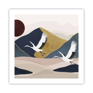 Plagát - Opäť ubehol ďalší deň - 50x50 cm