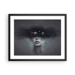 Plagát v čiernom ráme - A planéty… - 50x40 cm