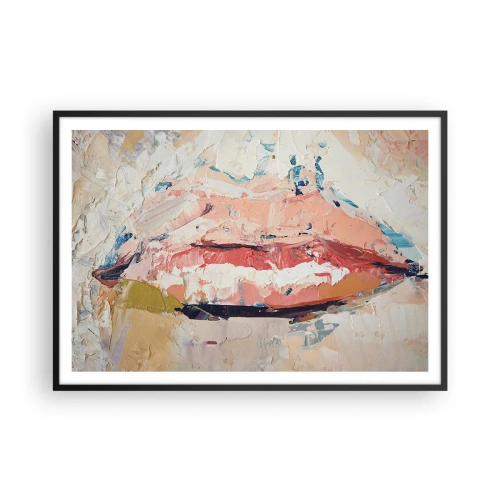 Plagát v čiernom ráme - Prebúdza zmysly - 100x70 cm