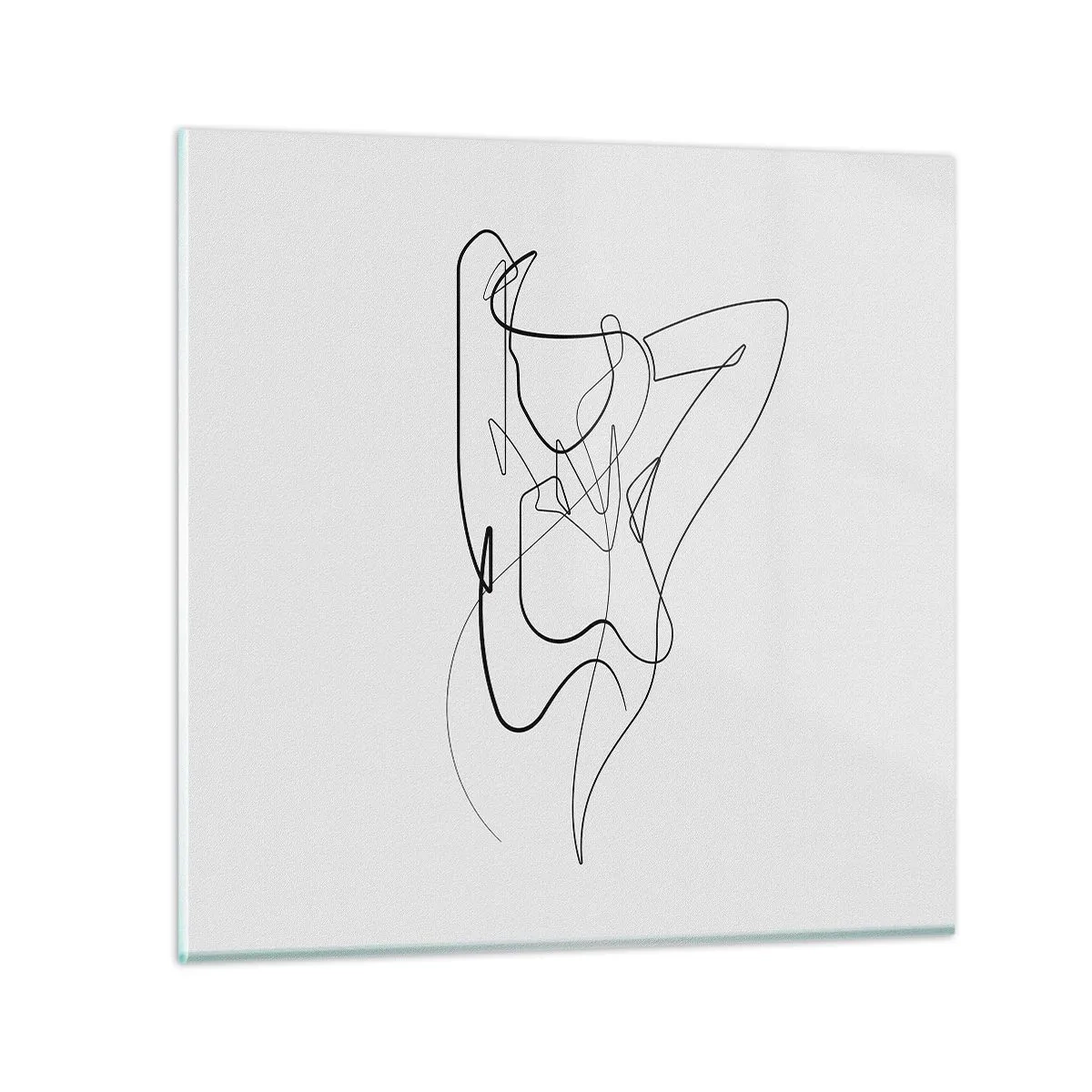 Obraz na skle - Ty si záhada… - 70x70 cm