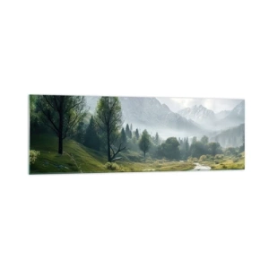 Obraz na skle - Tam a späť - 160x50 cm