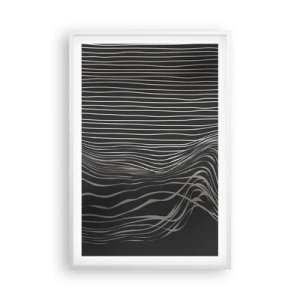 Plagát v bielom ráme - Rytmus a prízvuk - 61x91 cm