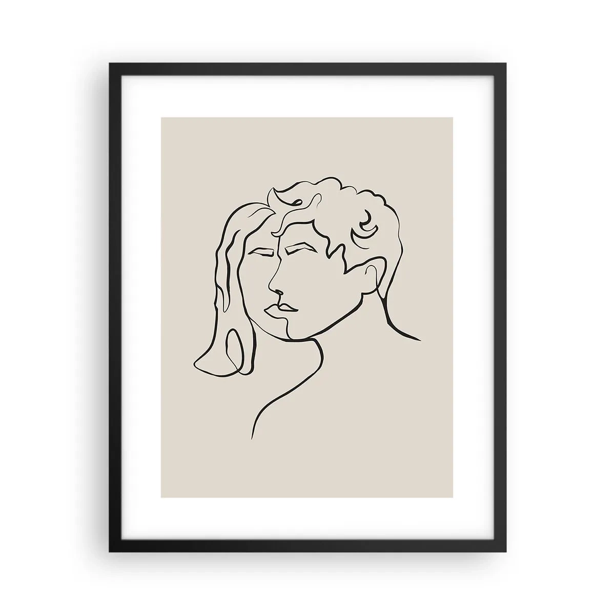 Plagát v čiernom ráme - A bola jednota - 40x50 cm