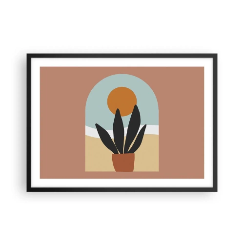 Plagát v čiernom ráme - Malé radosti - 70x50 cm