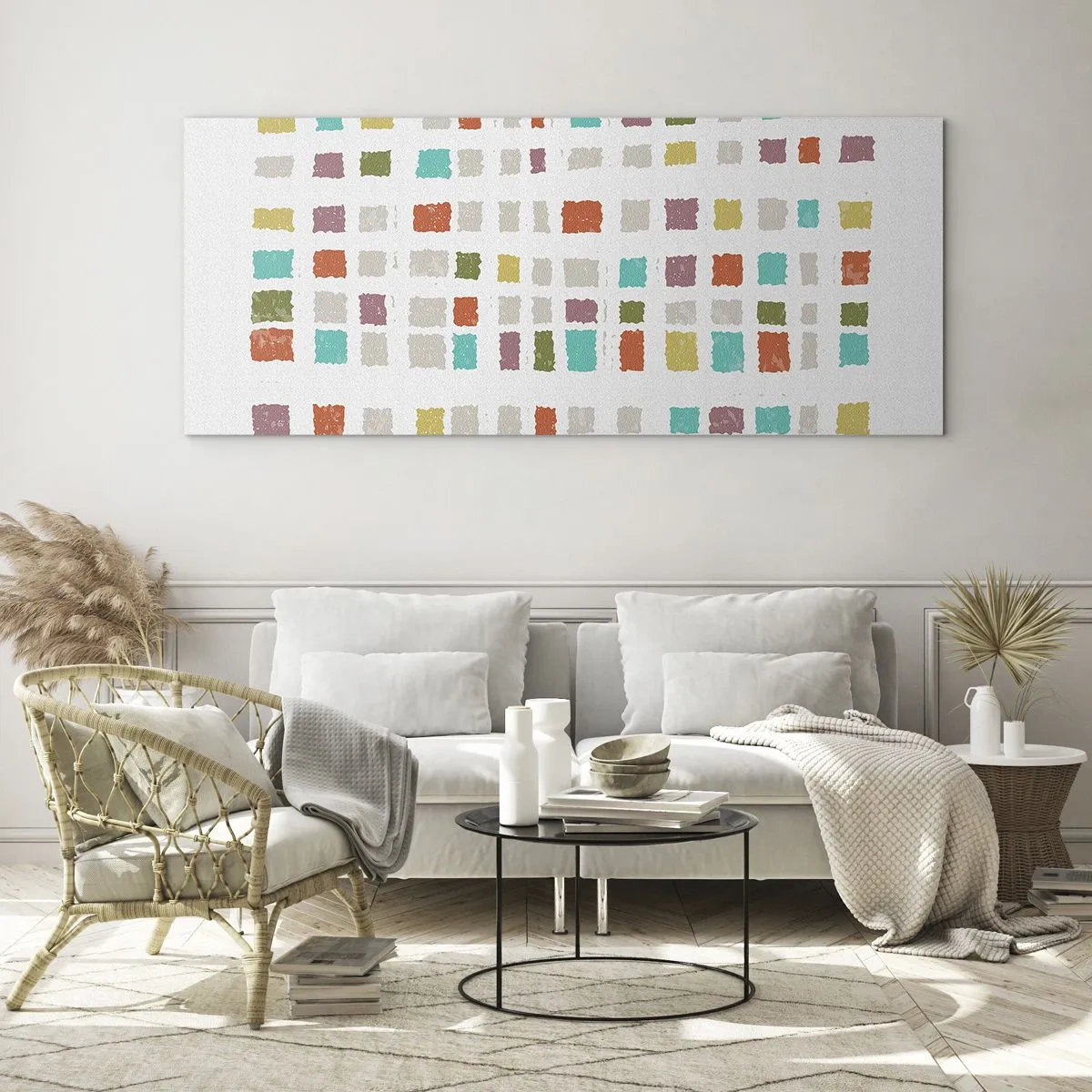 Obraz na skle - Neznáma hra - 140x50 cm