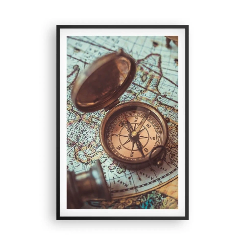 Plagát v čiernom ráme - Pre dobrodruha - 61x91 cm