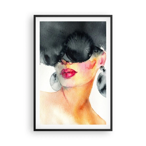 Plagát v čiernom ráme - Tajomstvo elegancie - 61x91 cm