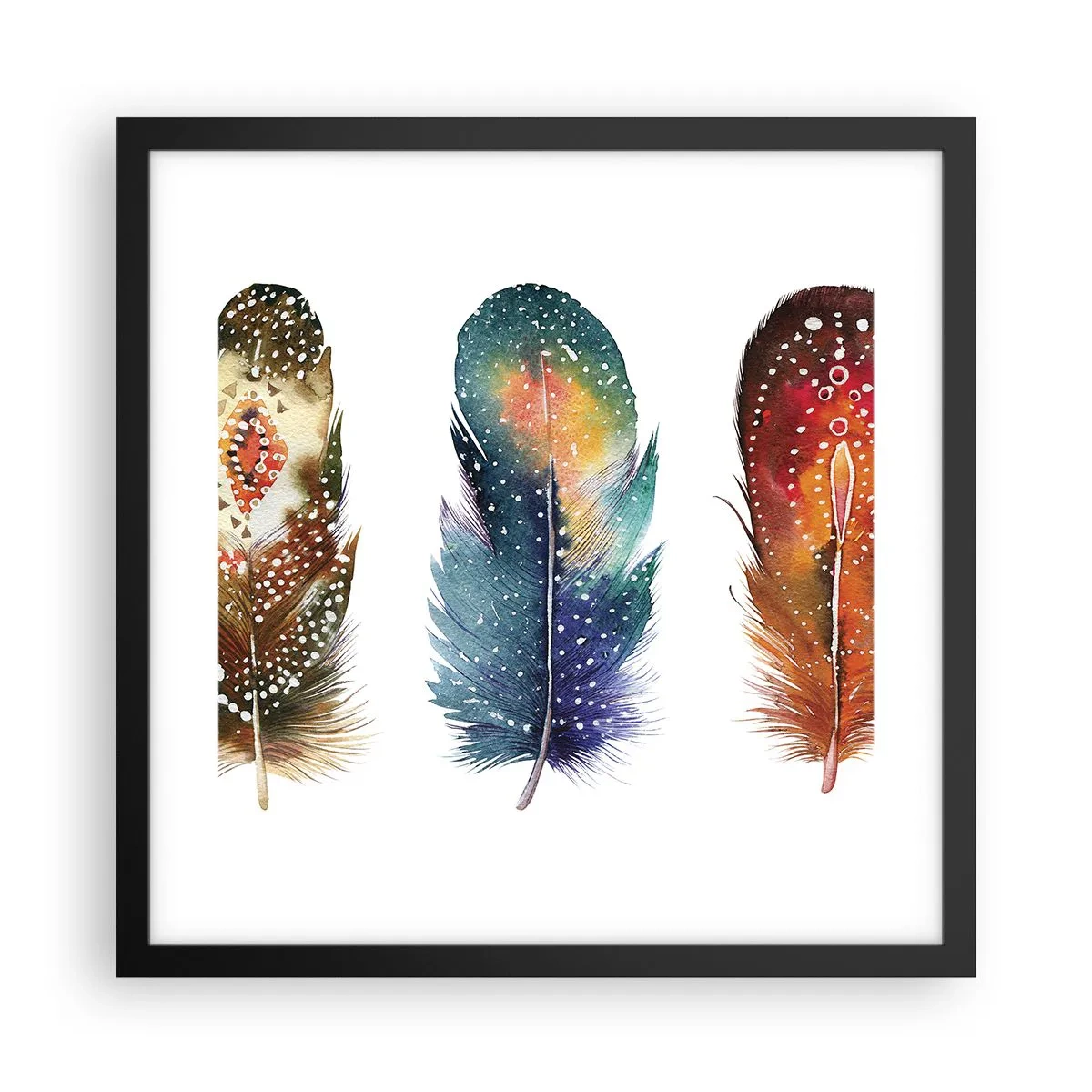 Plagát v čiernom ráme - Rituály, obrady, tajomstvá - 40x40 cm