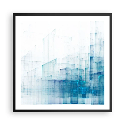 Plagát v čiernom ráme - Ako sa stal priestor - 60x60 cm