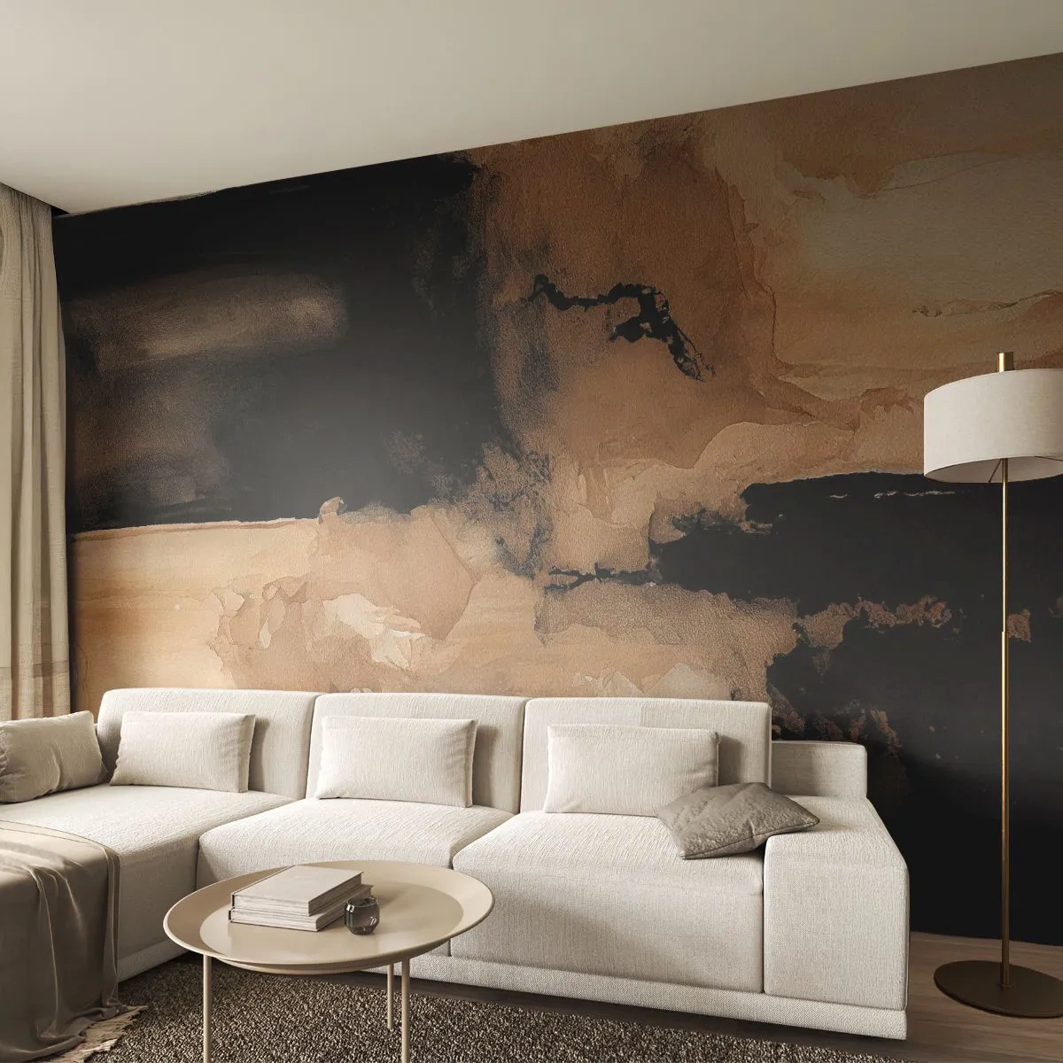 Fototapeta Premium Canvas - Pútavá abstrakcia - Abstrakcia, Dym, Minimalistický - 250x175 cm