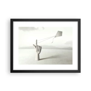 Plagát v čiernom ráme - Výzva - 40x30 cm