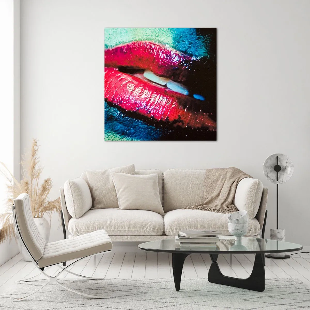 Obraz na skle - Zmyselné a znepokojujúce - 60x60 cm