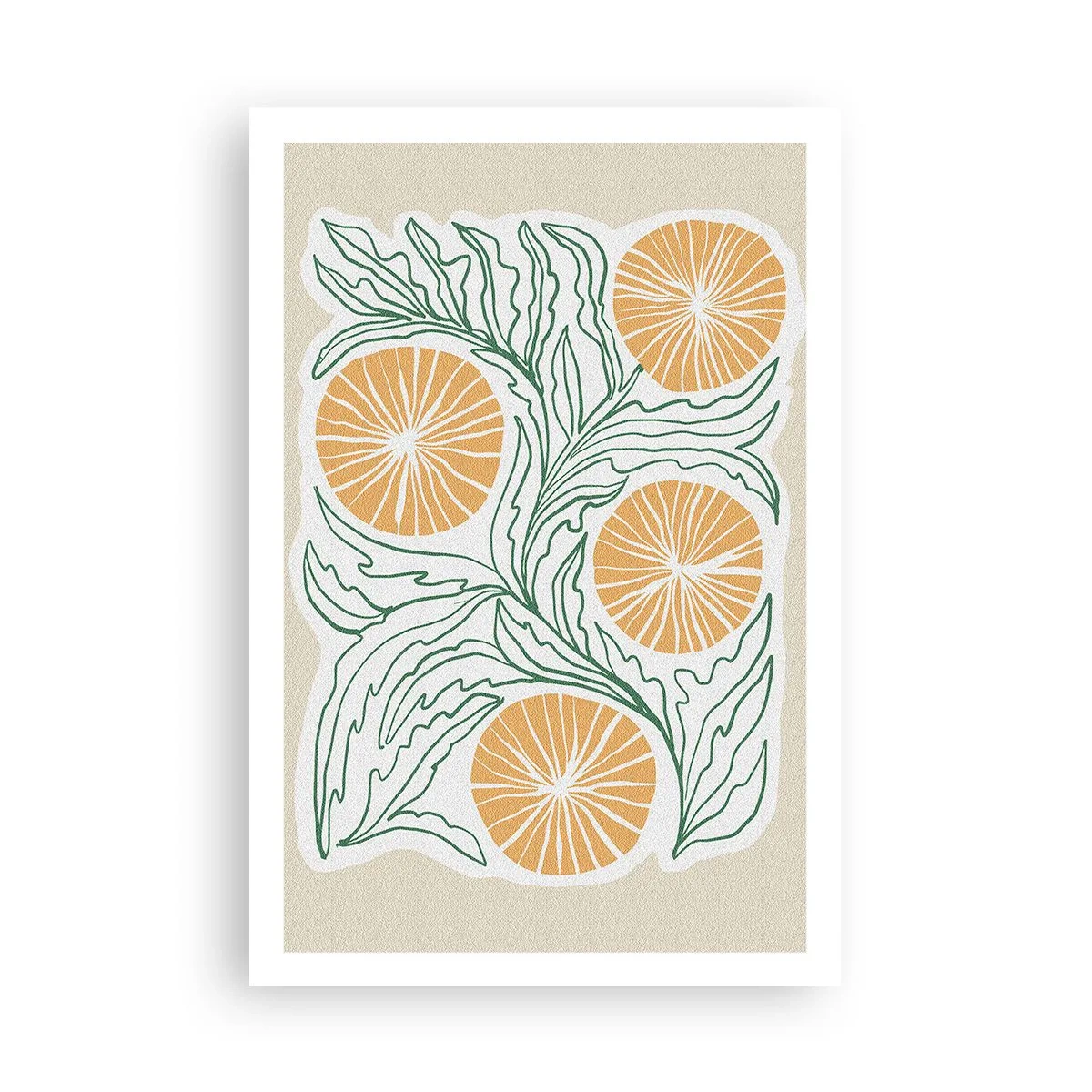 Plagát - Etnicky s abstraktným nádychom - 61x91 cm