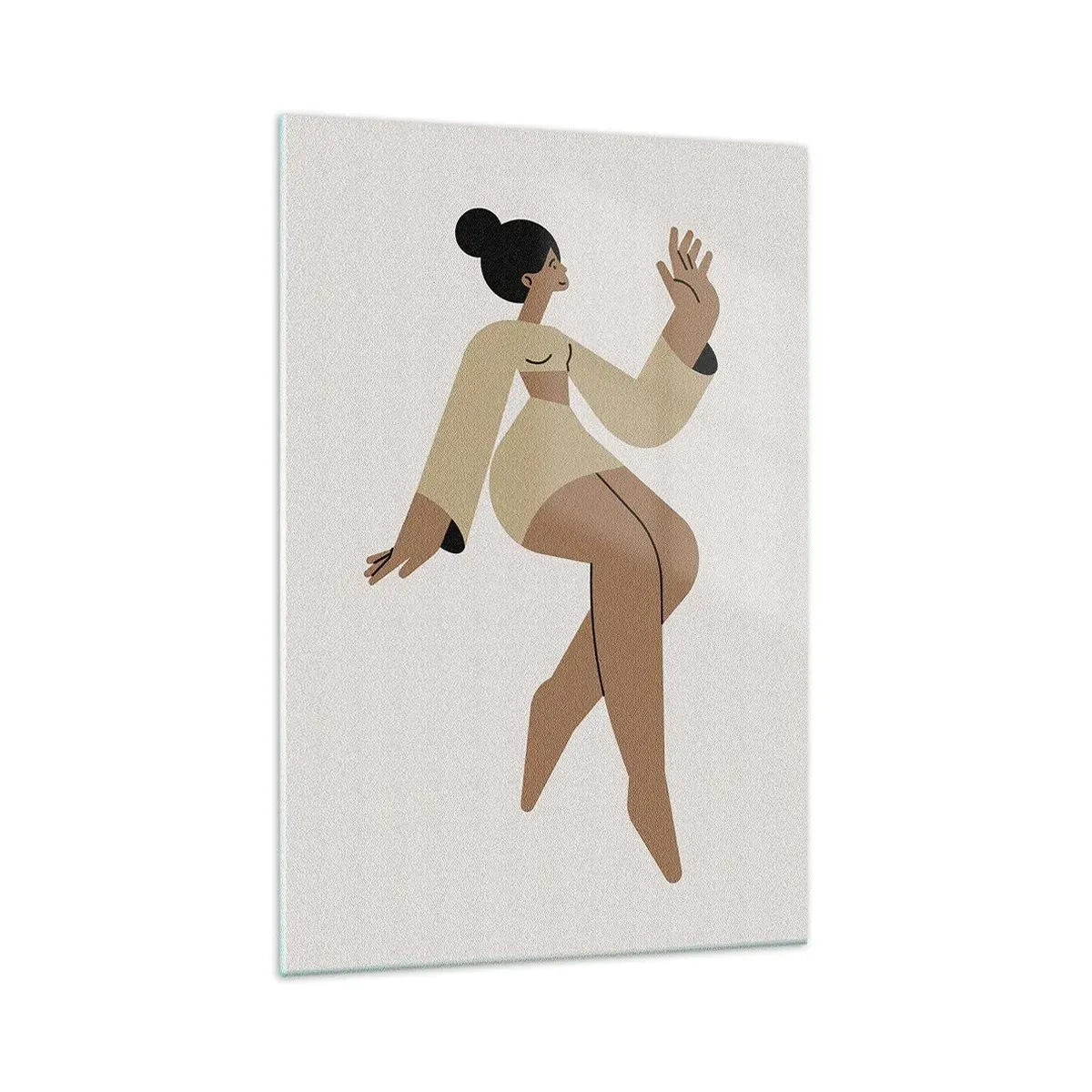 Obraz na skle - Tvar pôvabu - 70x100 cm