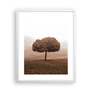 Plagát v bielom ráme - Po rušnom lete - 40x50 cm