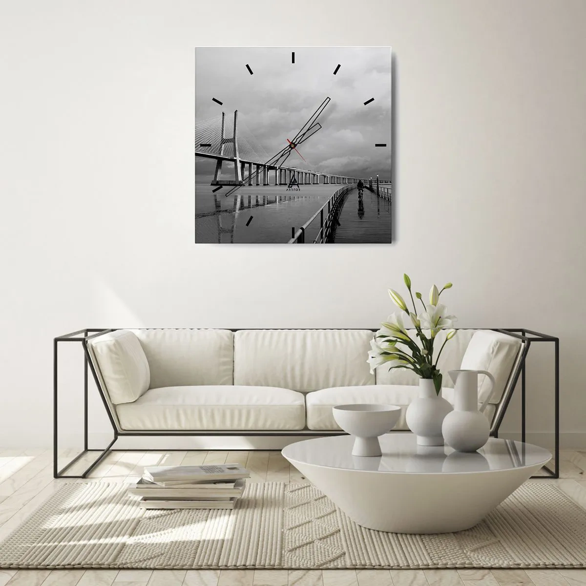 Nástenné hodiny - Každému, čo mu patrí - 40x40 cm