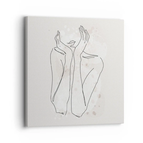 Obraz na plátne - Zasnený okamih - 30x30 cm