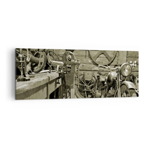 Obraz na plátne - V kôlni strýka Mariána - 140x50 cm