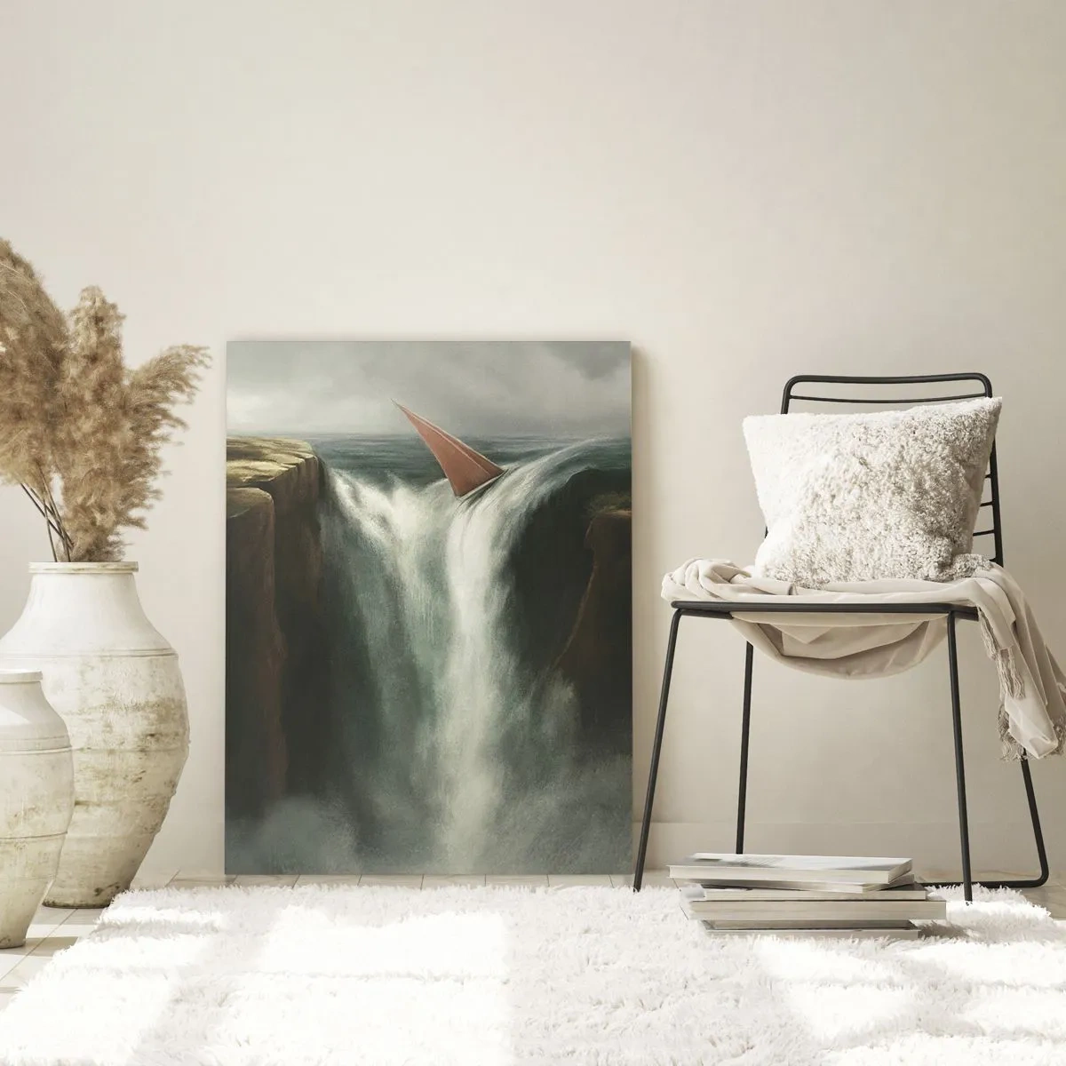 Obraz na skle - Životné varovanie - 70x100 cm