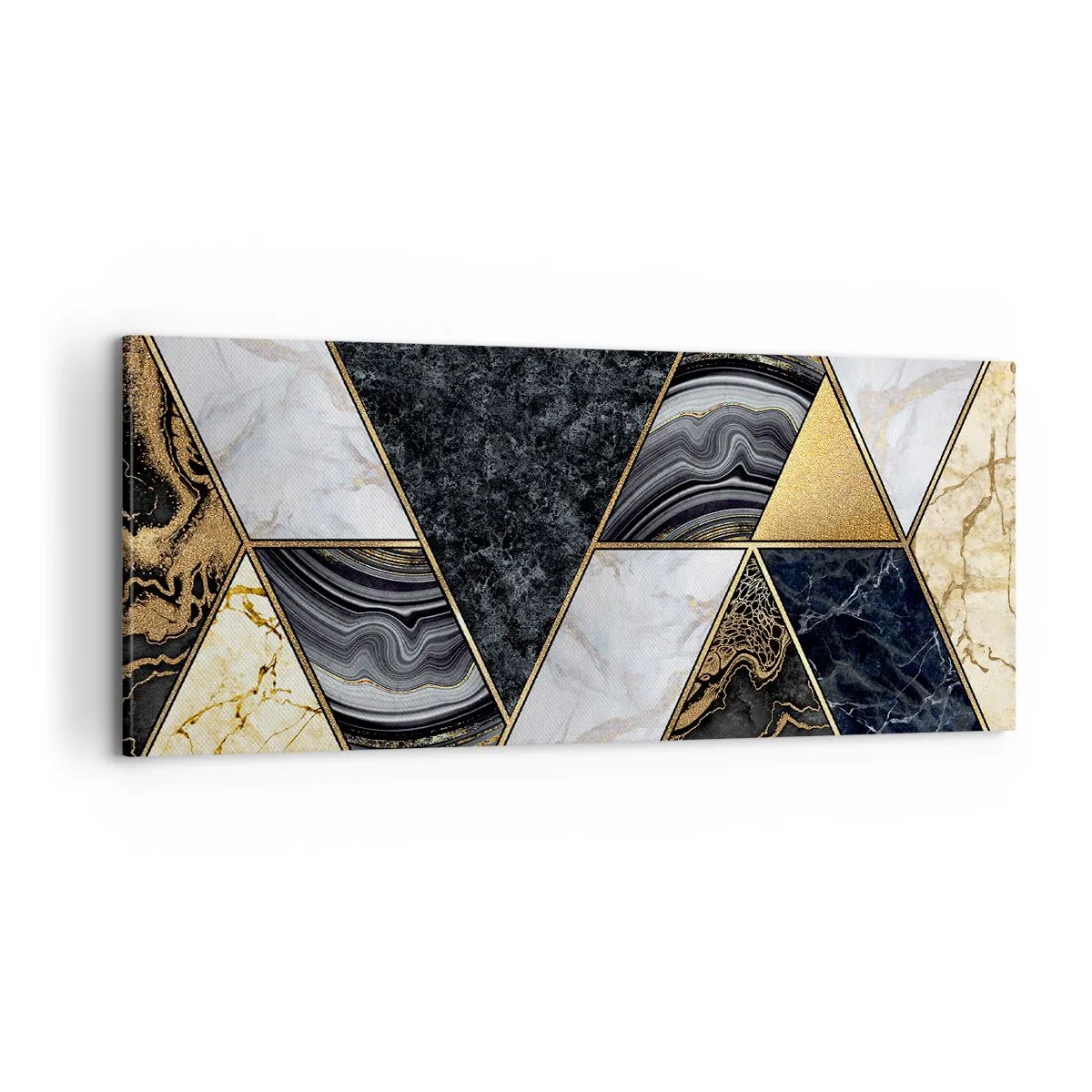 Obraz na plátne - Kameň vedľa kameňa - 100x40 cm