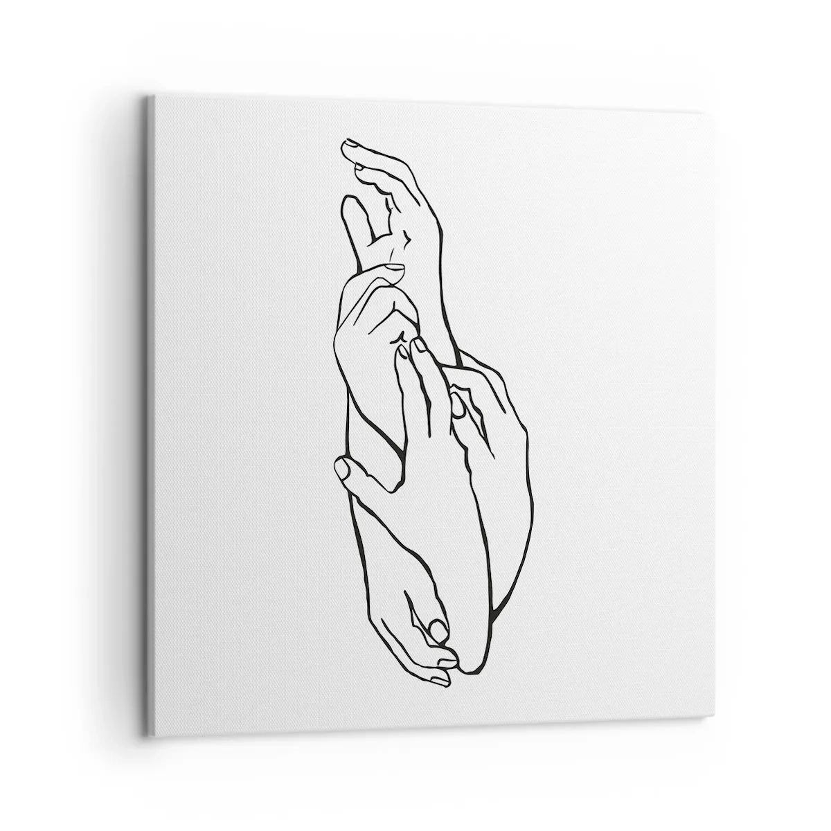 Obraz na plátne - Dobrý dotyk - 50x50 cm